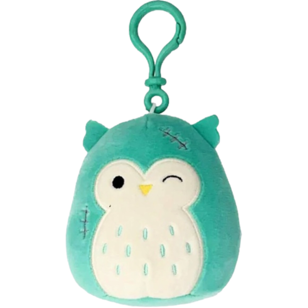 NWT Squishmallows 3.5" Clip-On Winston Frankenstien Limited Edition Collection